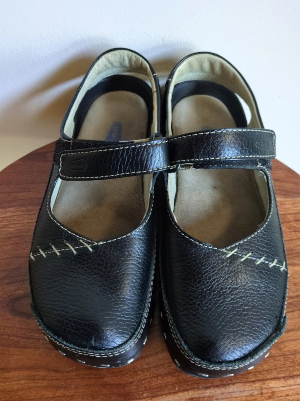 Wolky Mary Jane Strap Black Leather Cloggy Clogs Women’s EU 36 US 5.5-6 - Picture 3 of 11